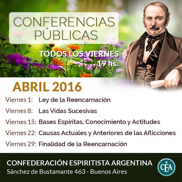 Conferencias Públicas - Abril 2016