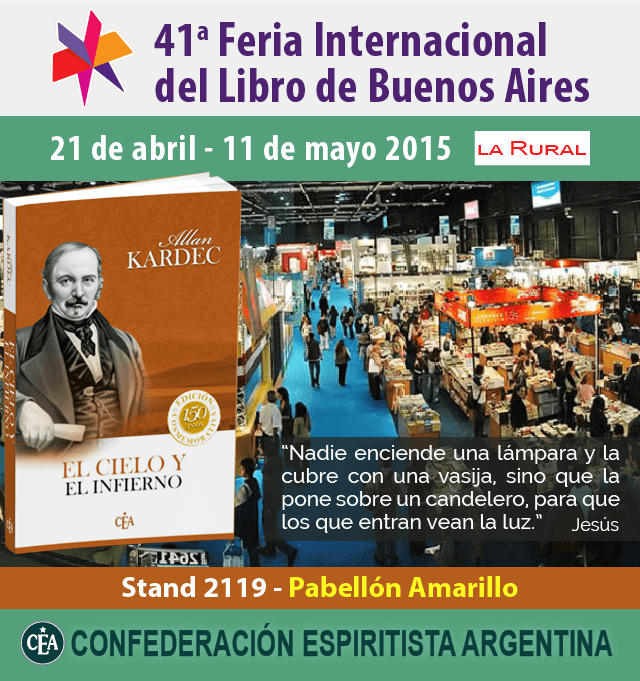 Confederación Espiritista Argentina en la Feria del Libro
